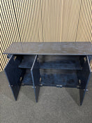 Switch Ornate Al frank style dark blue 3 door sideboard (H 80 x W 148 x D 44 cm) 2226 2 image