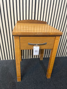Switch Beech small 1 drawer bedside lamp table with upstand 3126 2 image
