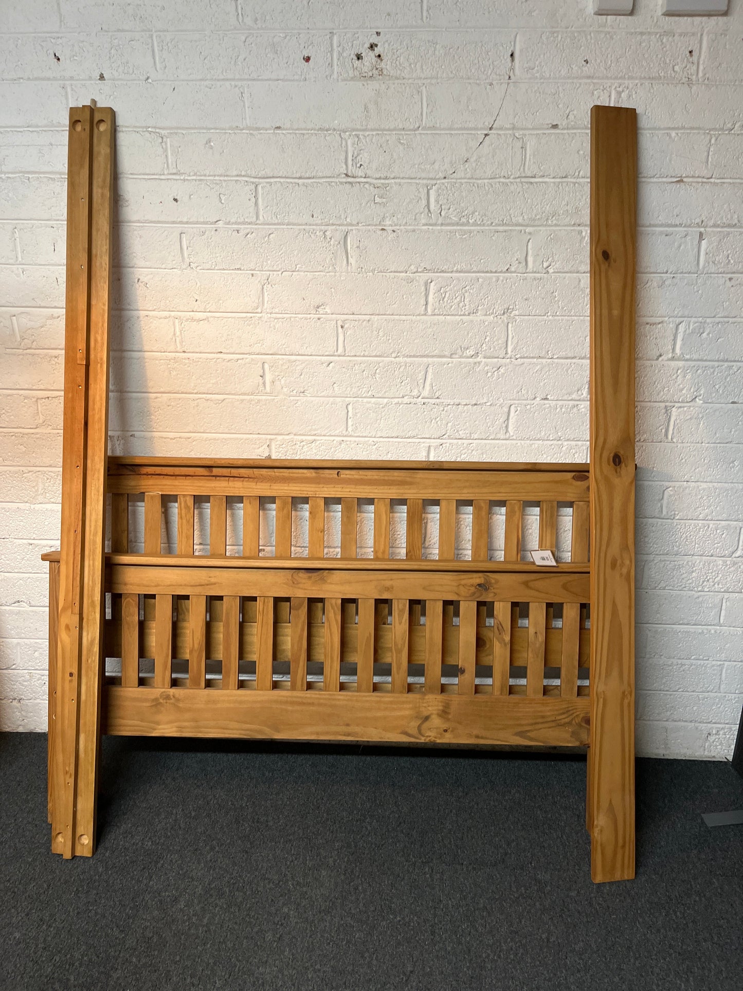 5ft high end mexican pine bed frame 3225