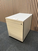 Switch White metal 3 drawer mobile pedestal 2 image