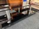 Switch Black glass large tiered TV unit (H 48 x W 150 x D 50 cm) 2225 3 image