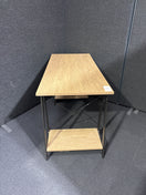 Switch Black metal framed study desk with underneath storage 1325 2 image