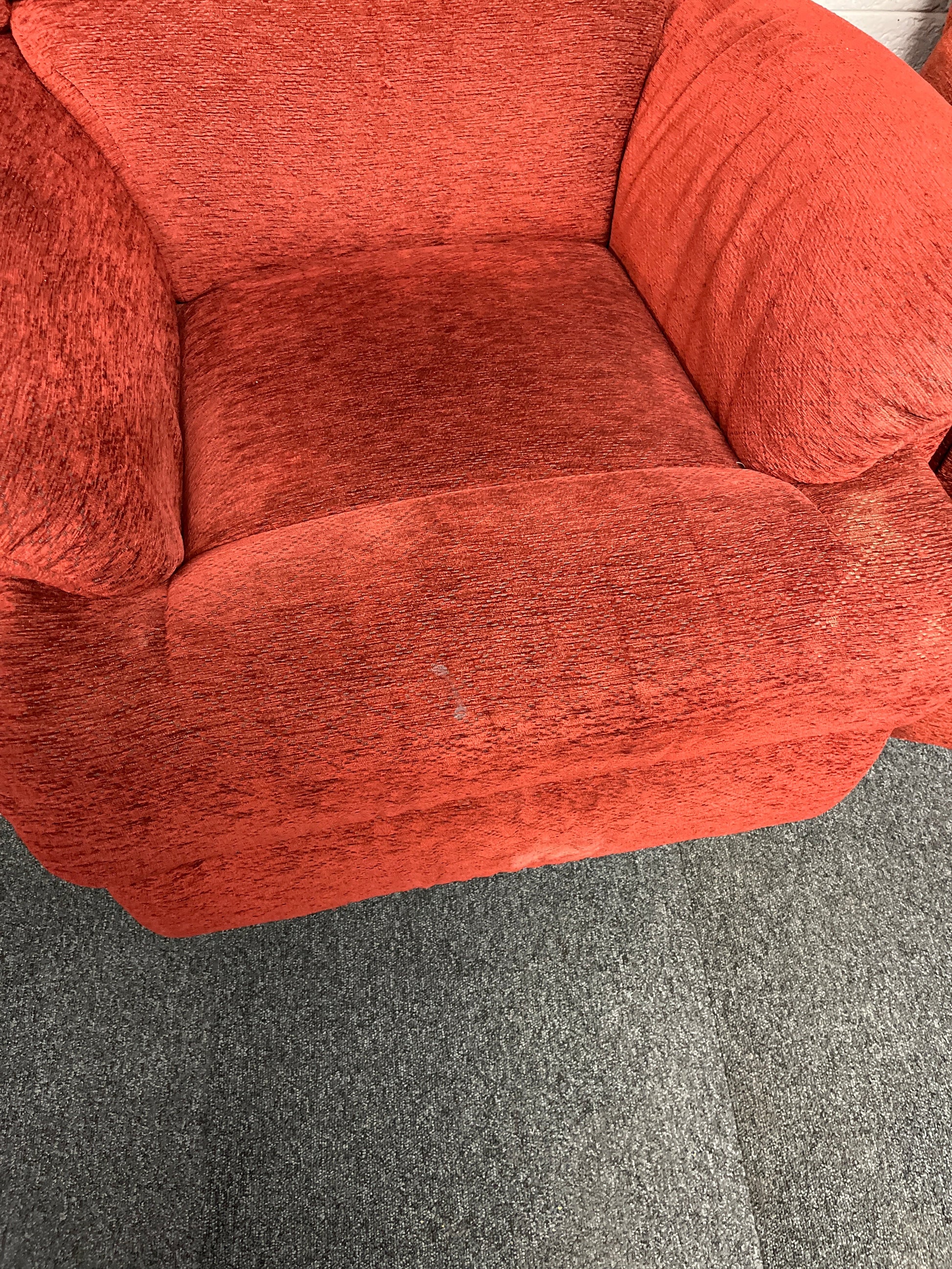 2+1+1 Wine fabric recliner set%A0 1225