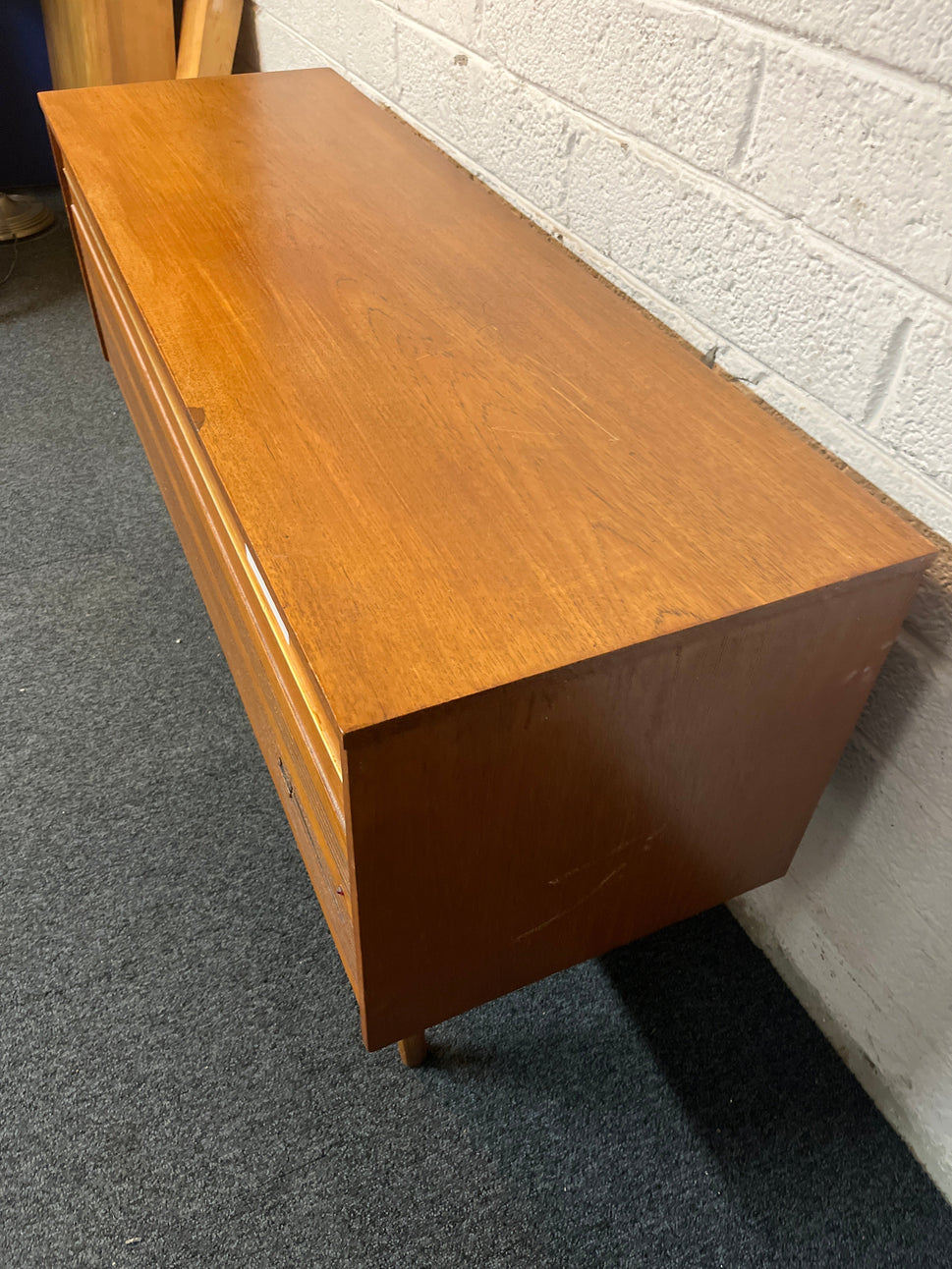 Bush teak stained retro stereo unit 2225