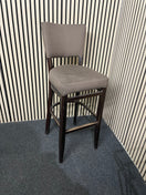 Switch Brown fabric tall stools with back  1126 2 image