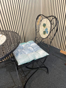 Switch Black lattice metal outdoor circular table with 2 no. matching chairs  (70 cm diameter) 2425 3 image