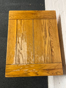 Switch Solid oak 3 drawer bedside locker with black handles (H 64 x W 55 x D 42 cm) 1325 3 image