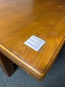 Switch Pine extendable kitchen table (L 168 - 218 x W 100 cm) with 6 no. matching chairs with rattan seat cushion 2225 3 image