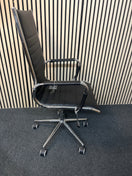Switch High back black leatherette, chrome framed bari swivel chair  3126 3 image