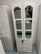 Switch Tall 2 door mirrored 3 drawer wardrobe combo chest  2125 3 image