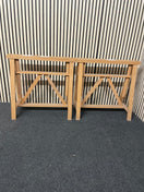 Adjustable pine sawhorse (set of 2)  44678