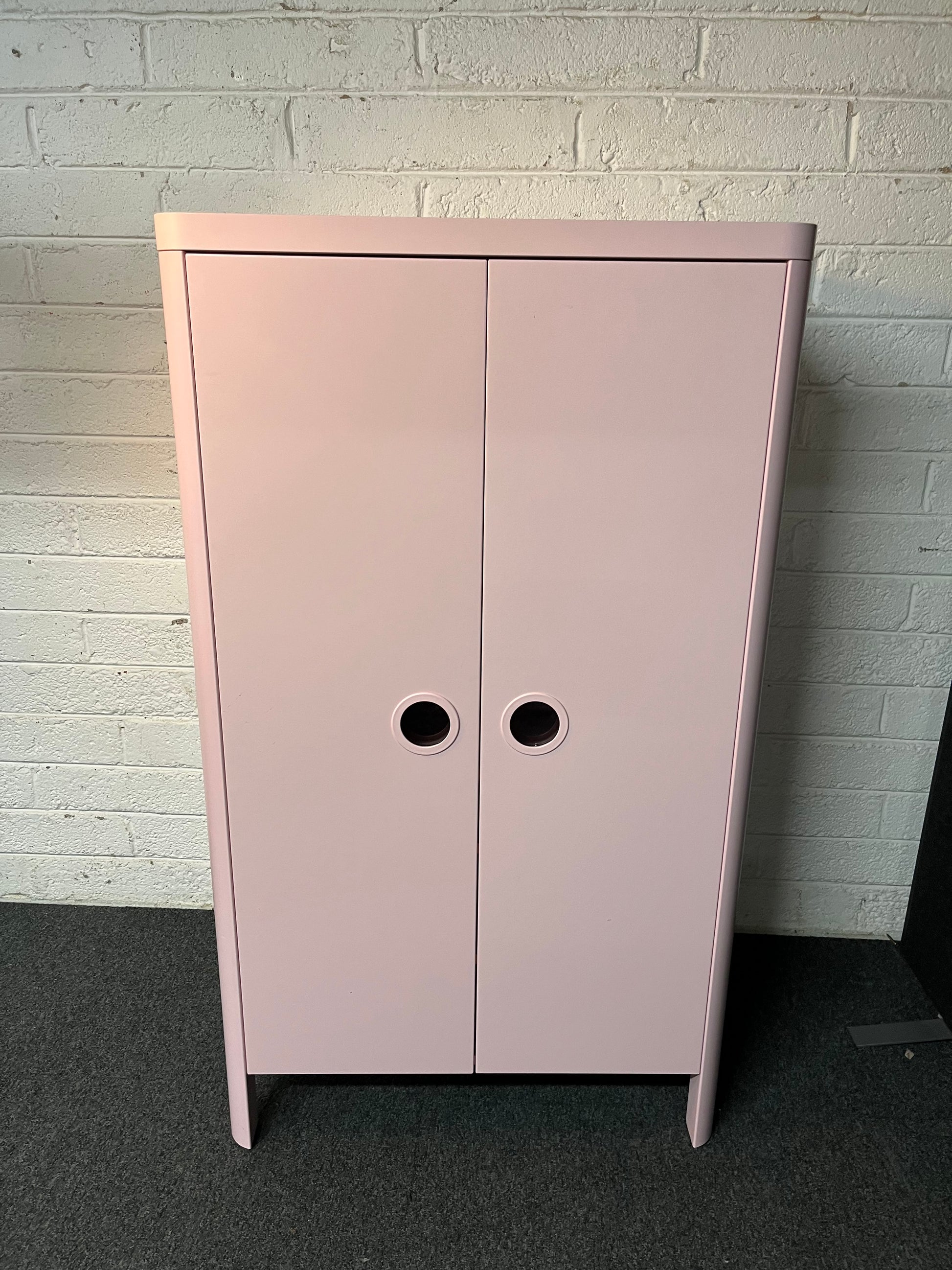 Pink Ikea wardrobe (H 140 x W 80 x D 52 cm) 2225