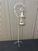 Large free standing cream metal candle holder   44562