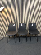 Switch Black Leatherette dining chair (SET OF 3) 43834 2 image
