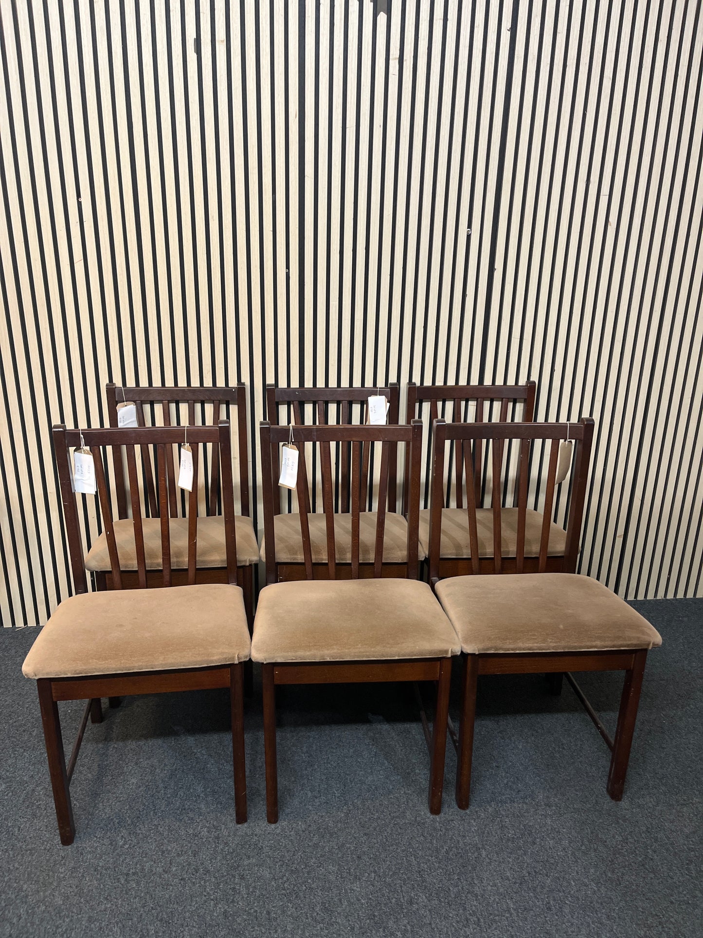 Rossmore Mahogany dining chairs (SET OF 6)