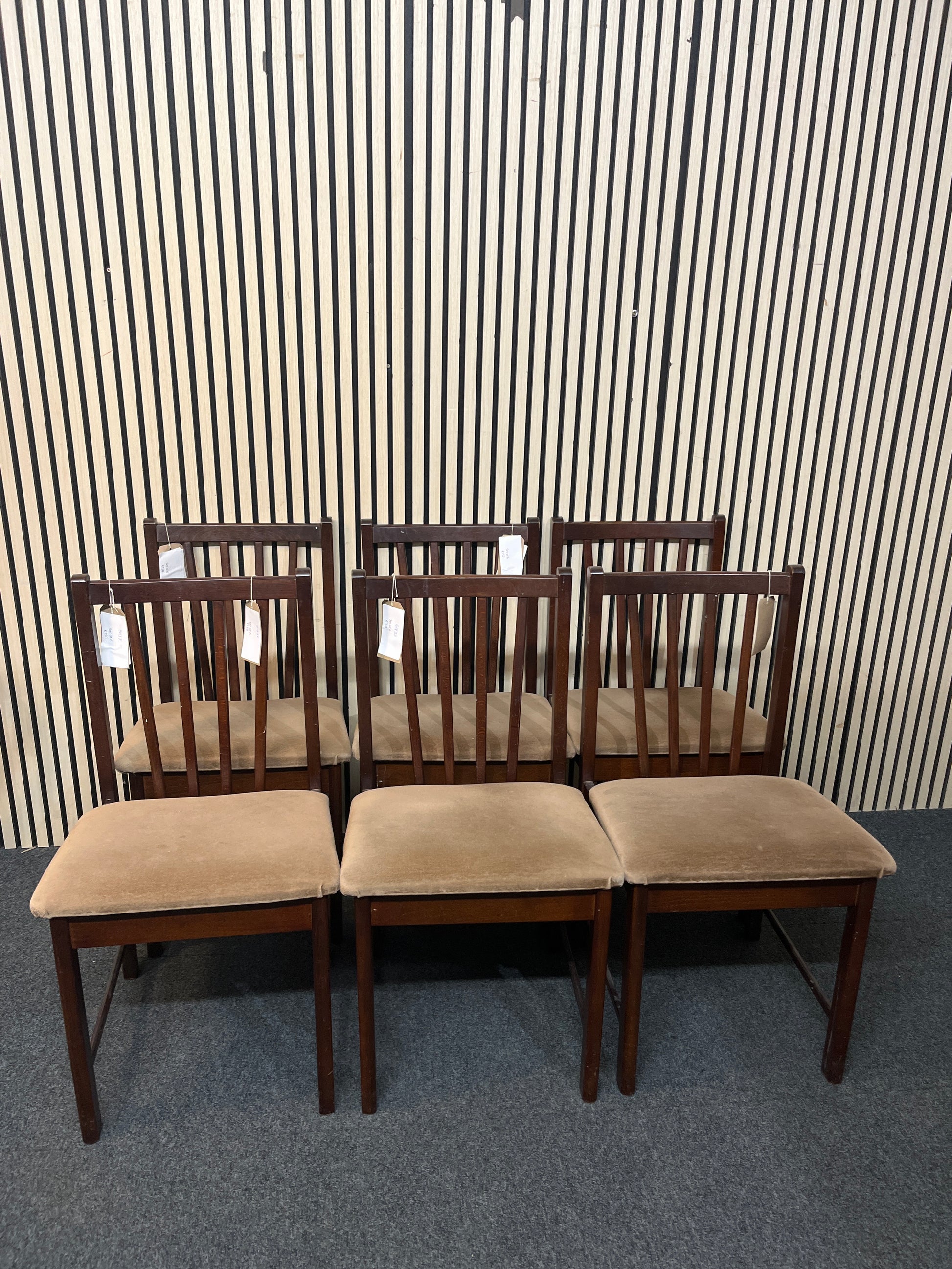Rossmore Mahogany dining chairs (SET OF 6)