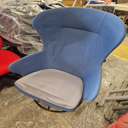 Figaro high back chair with aluminium 4 star base