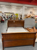 Switch 5ft high end mahogany framed sleigh bed 1325 2 image