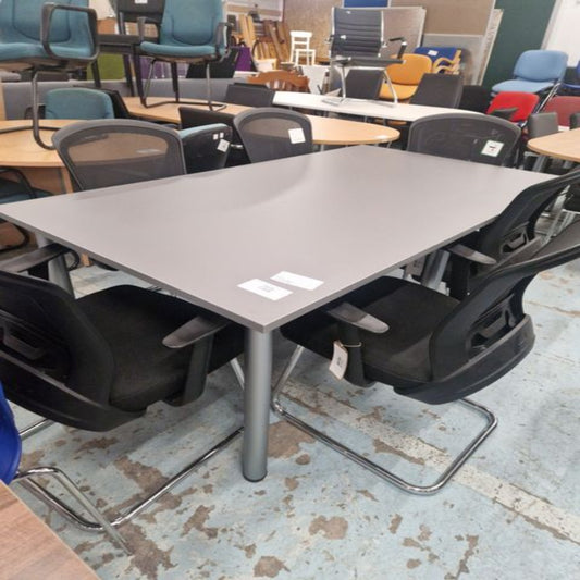 Grey 1800 x 1000 boardroom table
