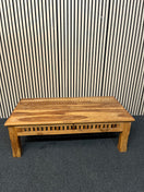 Switch Solid Indonesian teak low rectangular coffee table 43679 2 image