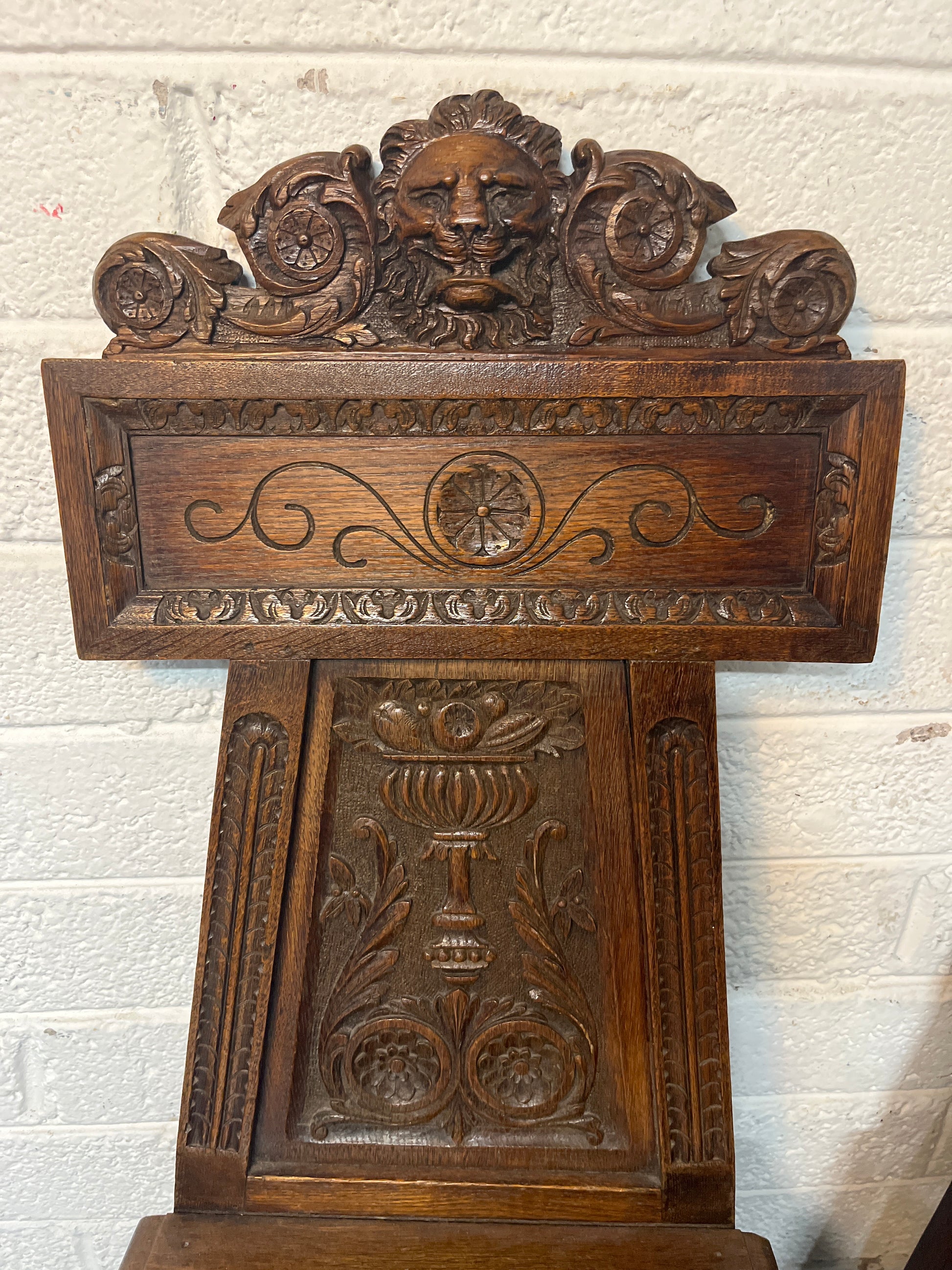 Ornate carved occasional kitchen chair (SET OF 2) 1325