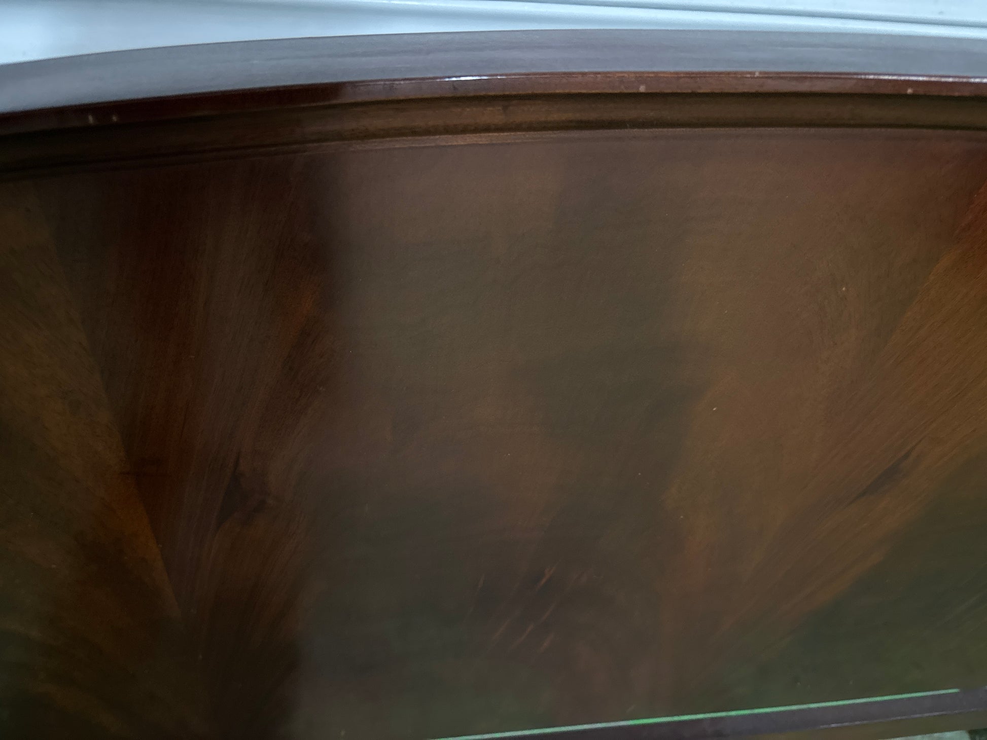 Ornate Mahogany 4 ft 6 headboard with lockers