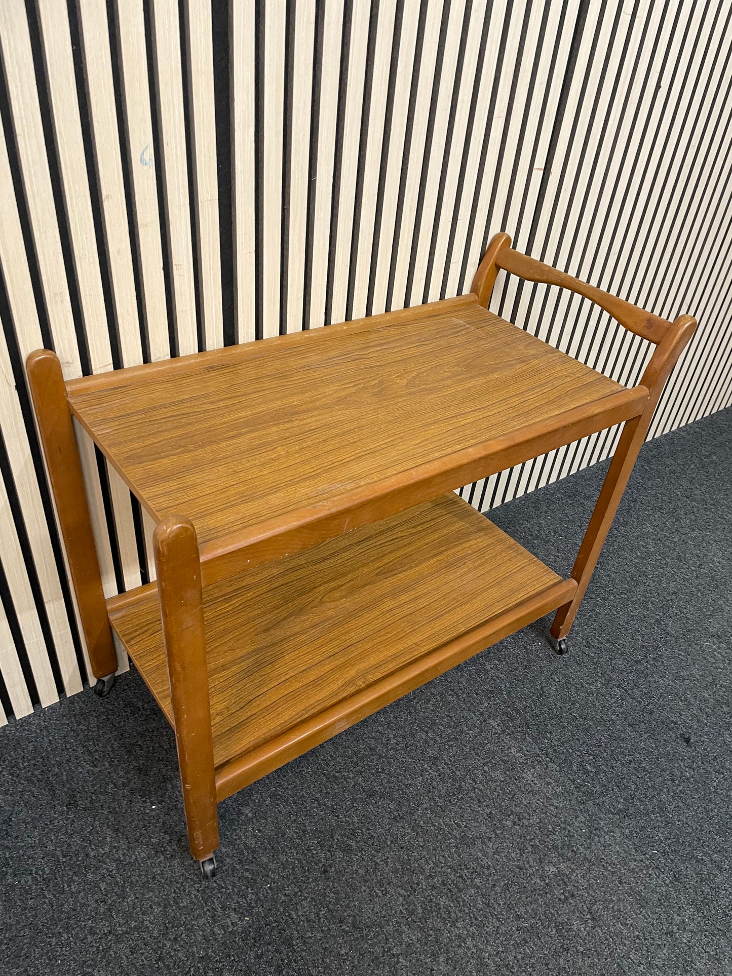 retro teak tea trolley 1126