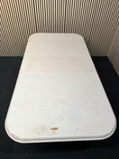 Switch Natural pine farmhouse kitchen table, white painted top with extension (L 162 - 202 x W 103 cm) 1126 3 image