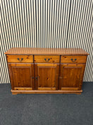 Switch Natural pine tall 3 door 3 drawer sideboard (H 85 x W 140 x D 40 cm) 2425 2 image