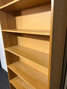 Switch Large oak laminate office bookcase (H 215 x W 85 x D 30 cm) 3 image