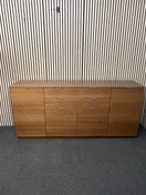 Switch Skovby no. 942 4 door 3 drawer modern walnut sideboard (H 88 x W 195 x D 45 cm) 3126 3 image