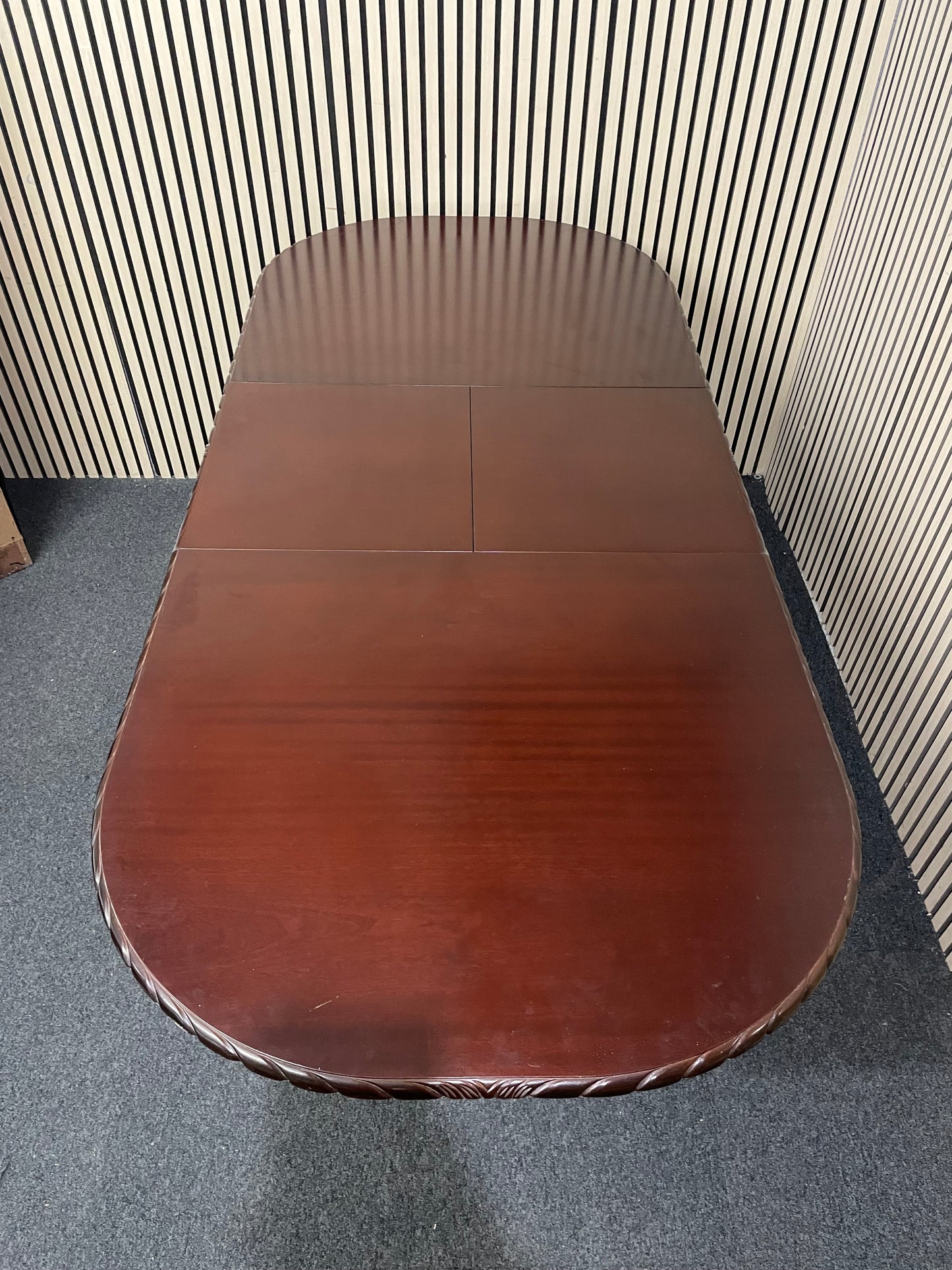 Rossmore Mahogany extendable oval dining table (L 158 - 208 x W 80 cm)   1226