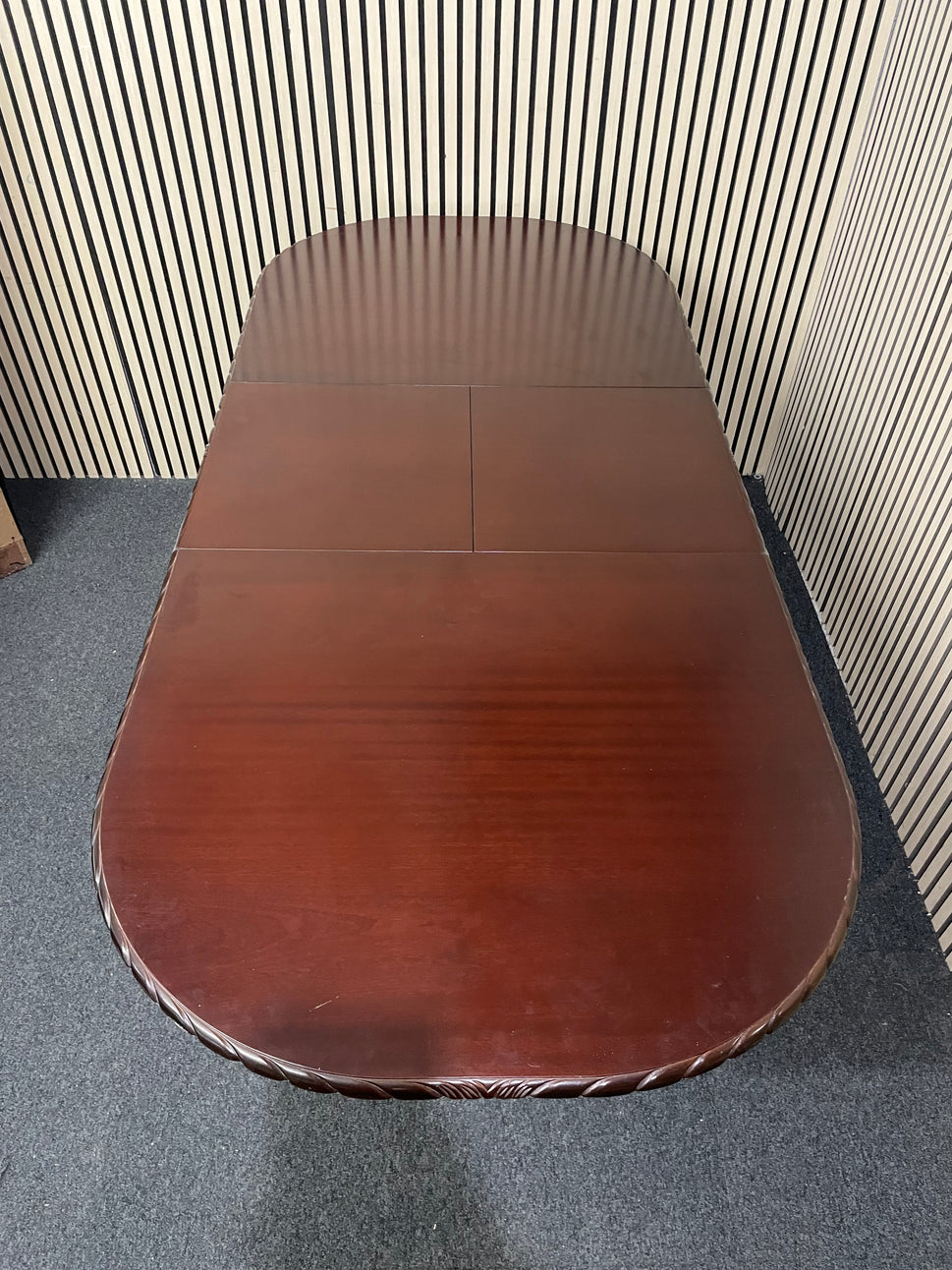 Rossmore Mahogany extendable oval dining table (L 158 - 208 x W 80 cm)   1226