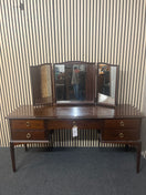 Switch Mahogany 5 drawer long dressing table with matching mirror (H 70 x W 153 x D 47 cm) 2226 2 image
