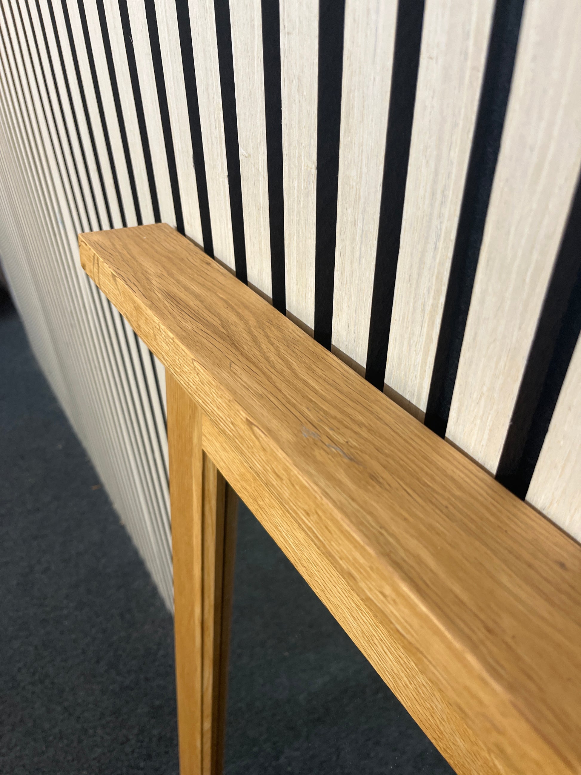 Ornate solid oak framed Wall mirror (101 x 98 cm) 1126