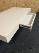 Switch White gloss rectangular coffee table 3 image
