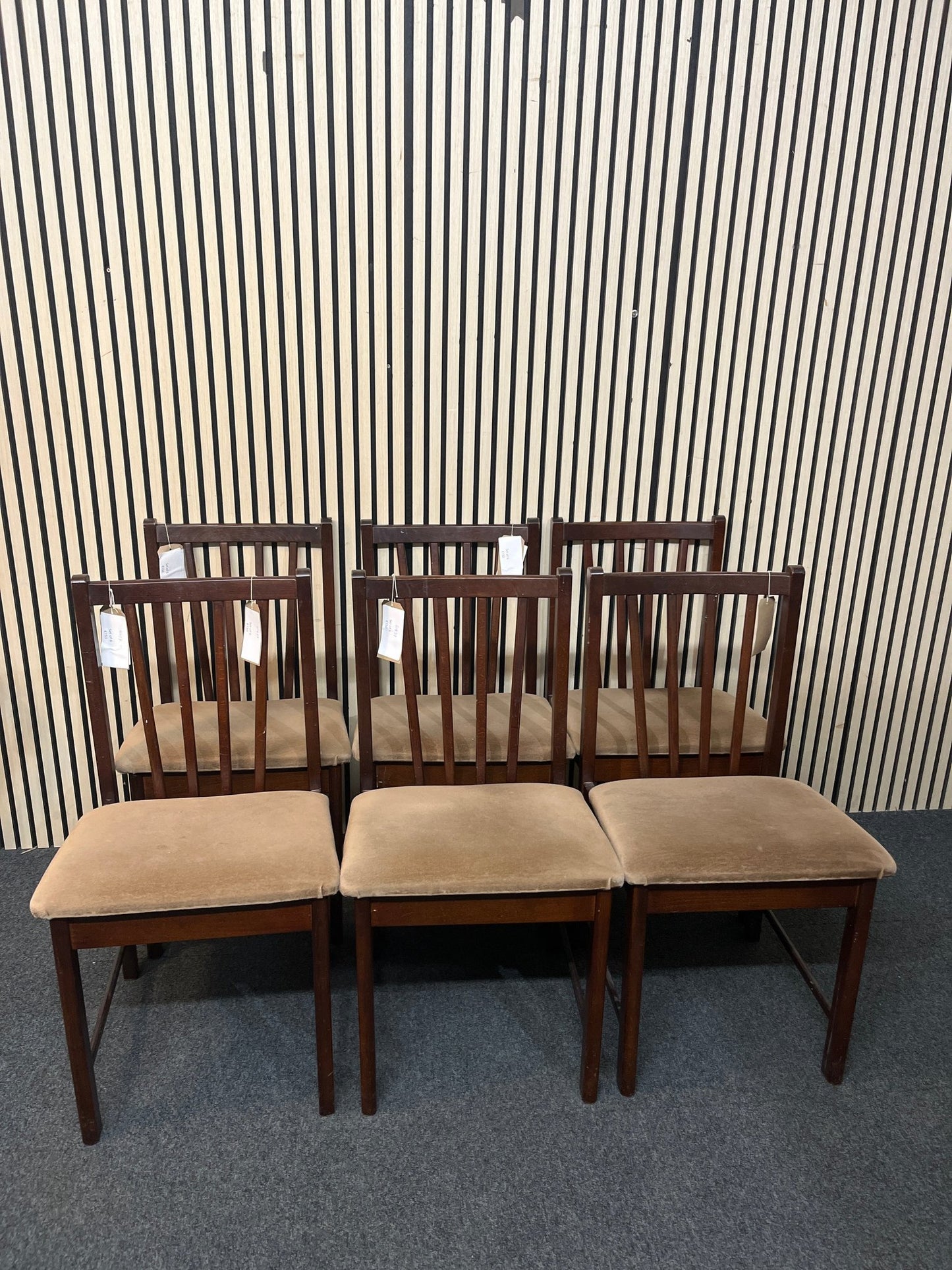 Rossmore Mahogany dining chairs (SET OF 6)