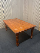 Switch Hardwood dark stained large kitchen table (L 107 x W 184 cm) 2 image