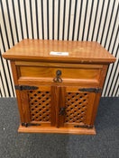 Switch Natural pine 2 door 1 drawer lattice locker 2425 2 image