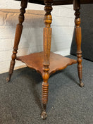 Switch Square tall stained wood lamp table (H 73 x W 57 x D 57 cm) 3225 3 image