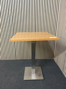 Switch Beech square dining table with metal column base (70 cm each side) 1126 3 image