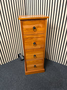 Switch Pine slim 4 high bedside locker 1226 2 image