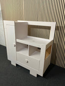 Switch White laminate one drawer one door tiered baby changing unit (H 130 x W 120 x D 53 cm) 1126 3 image