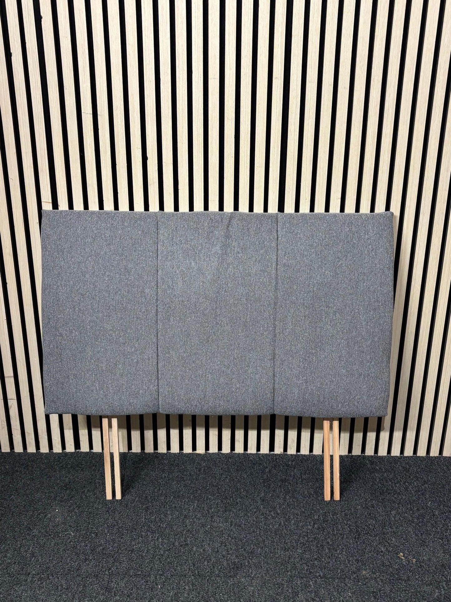 3ft charcoal fabric headboard 3126
