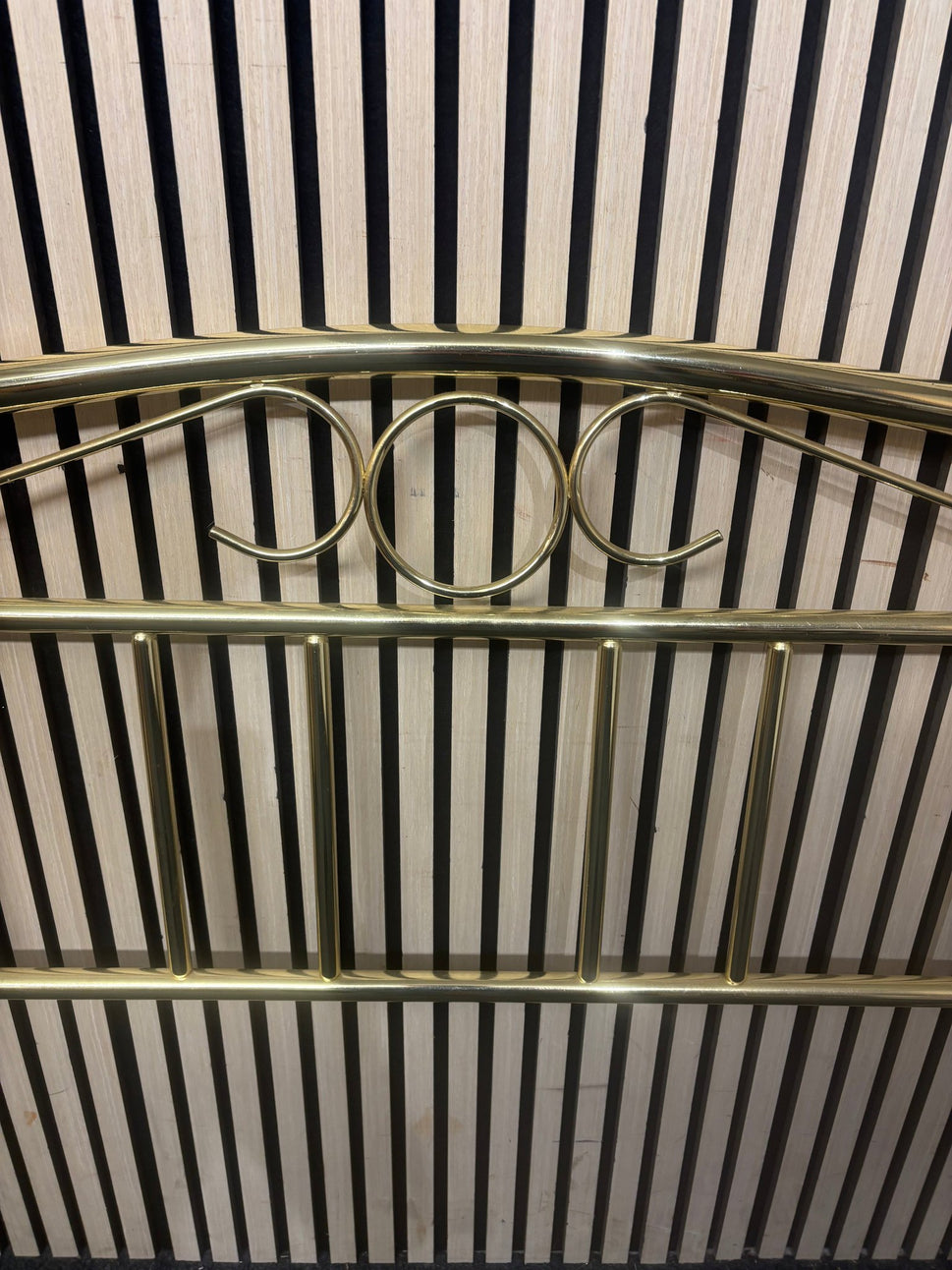 4ft 6 brass headboard 3126