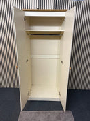 Switch Tall cream and pine 2 door wardrobe (H 184 x W 74 x D 54 cm) 3126 3 image