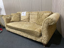 Switch Gold floral fabric 3 seater sofa (230 cm) 3126 3 image
