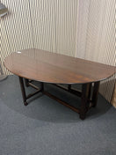 Switch Stag solid dark wood drop leaf dining table  2226 3 image