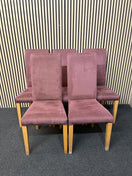 Switch High back wine fabric dining chair (SET OF 5) 2226 2 image