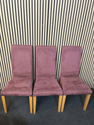 Switch High back wine fabric dining chair (SET OF 5) 2226 3 image